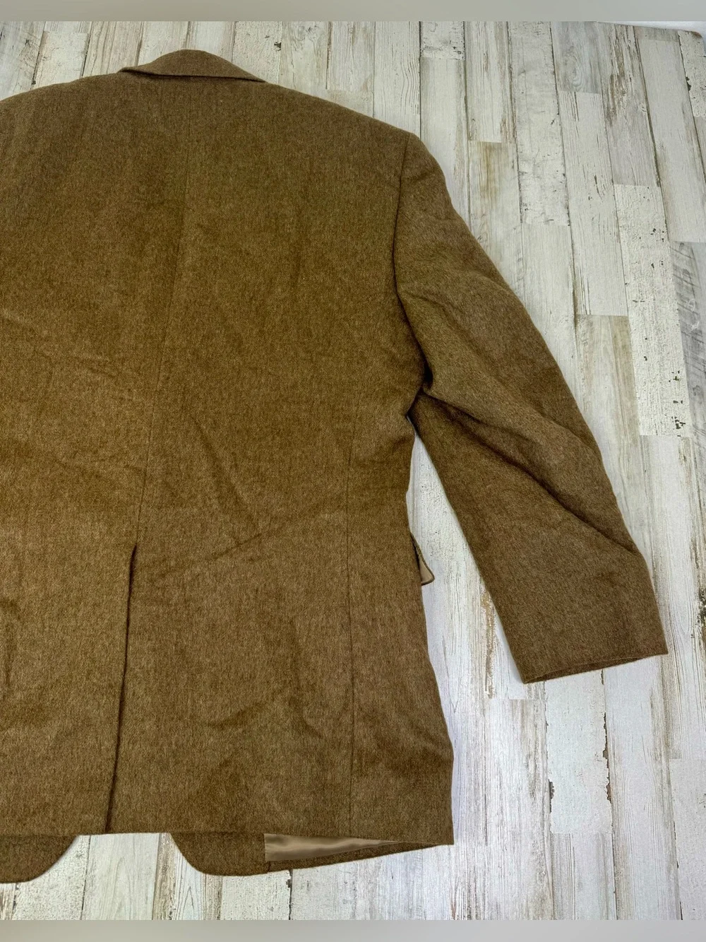 Jos A Bank Mens 41R 100% Camel Hair Blazer Brown Sport Coat Jacket Lined